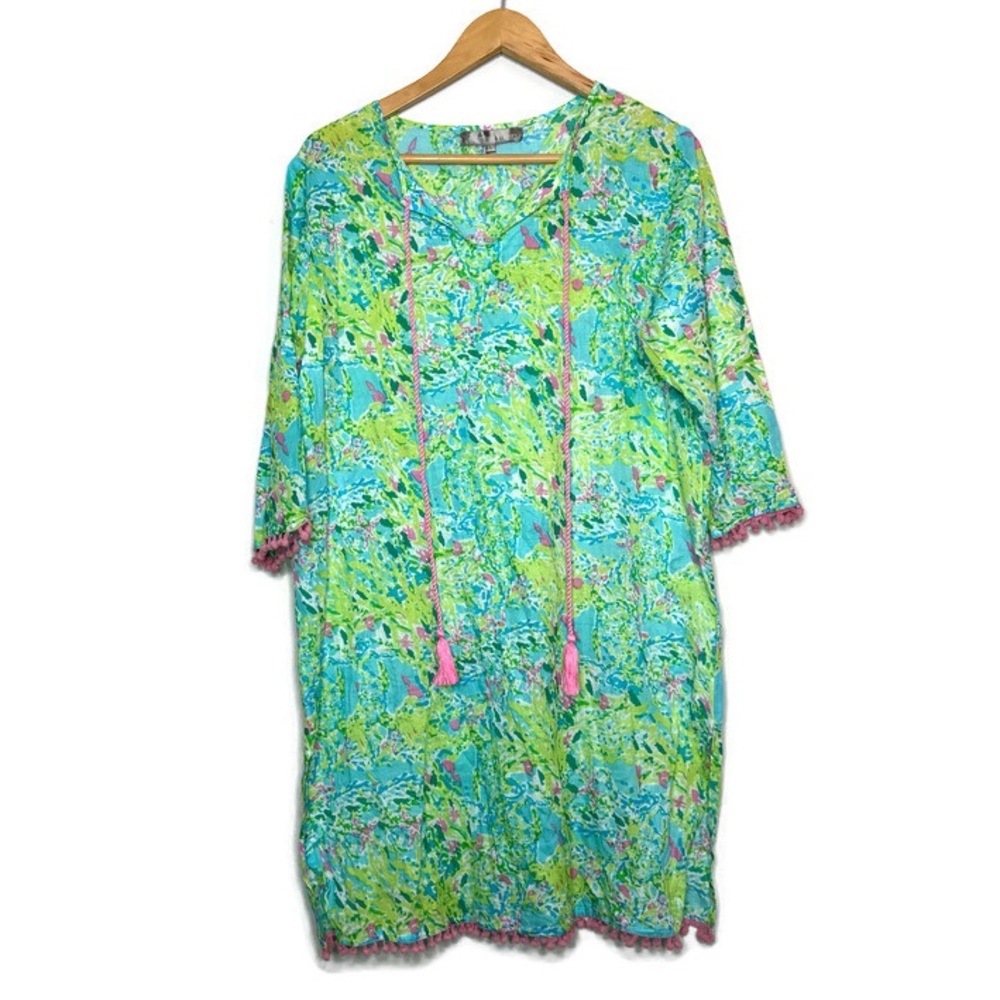 The Royal Standard Tropical Maldives Lagoon Tunic Cover Up Size S/M